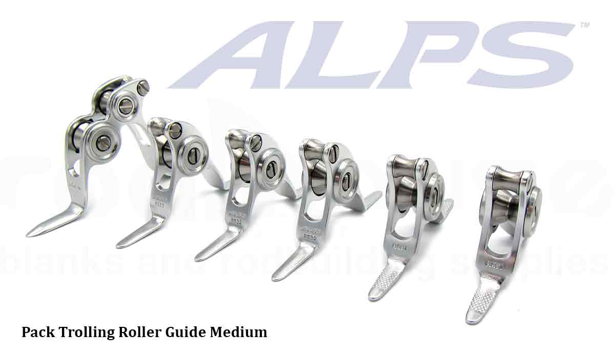 Anneau Pack Trolling Roller Guide Medium Pack Trolling 30-50 Lbs de 5'7 à 6'6