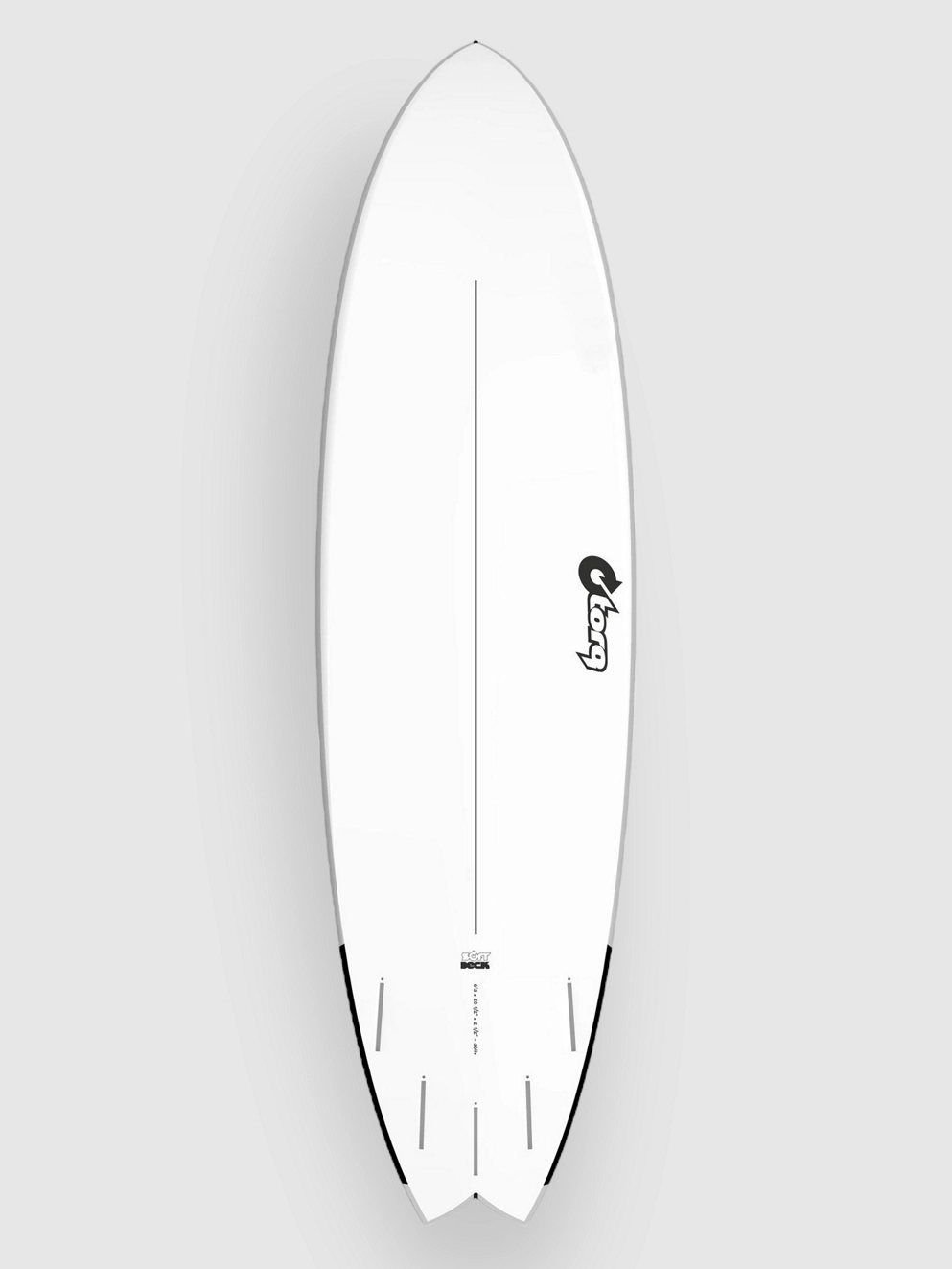 Torq Eva Mod Fish 6'6 Surfboard gray