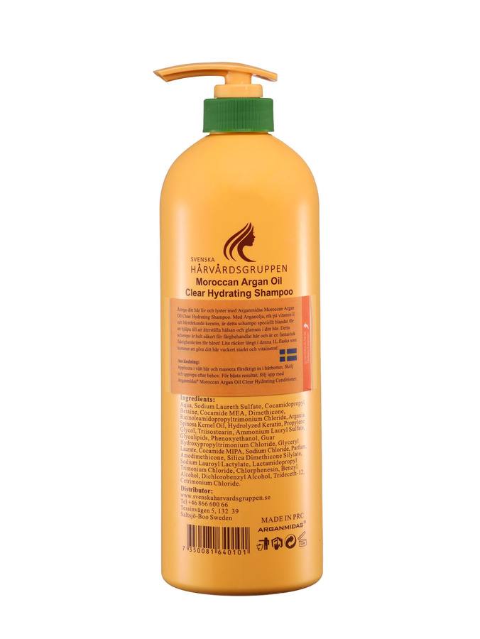 Arganmidas Moroccan Argan Oil Clear Hydrating Shampoo 1000ml