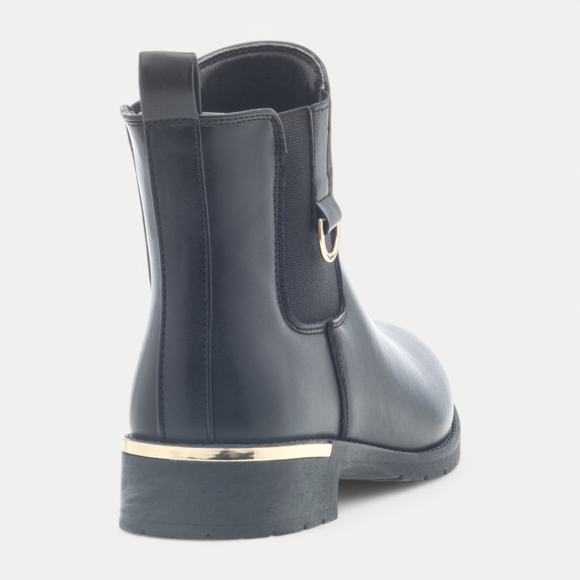 Boots chelsea Femme noir