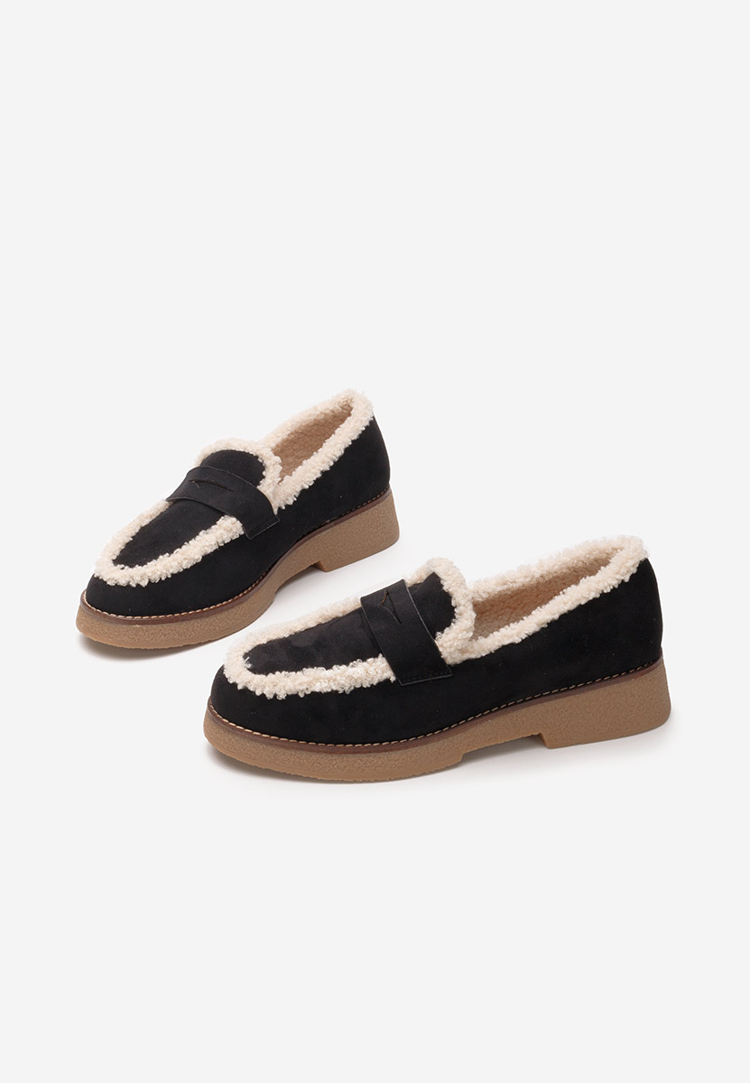 Mocassins femme noirs Kaytleen