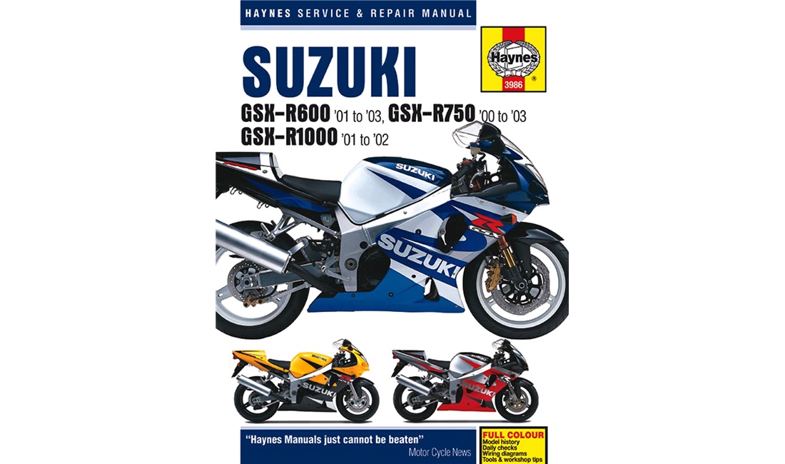Værkstedshåndbog GSX-R600/750/1000 00-03