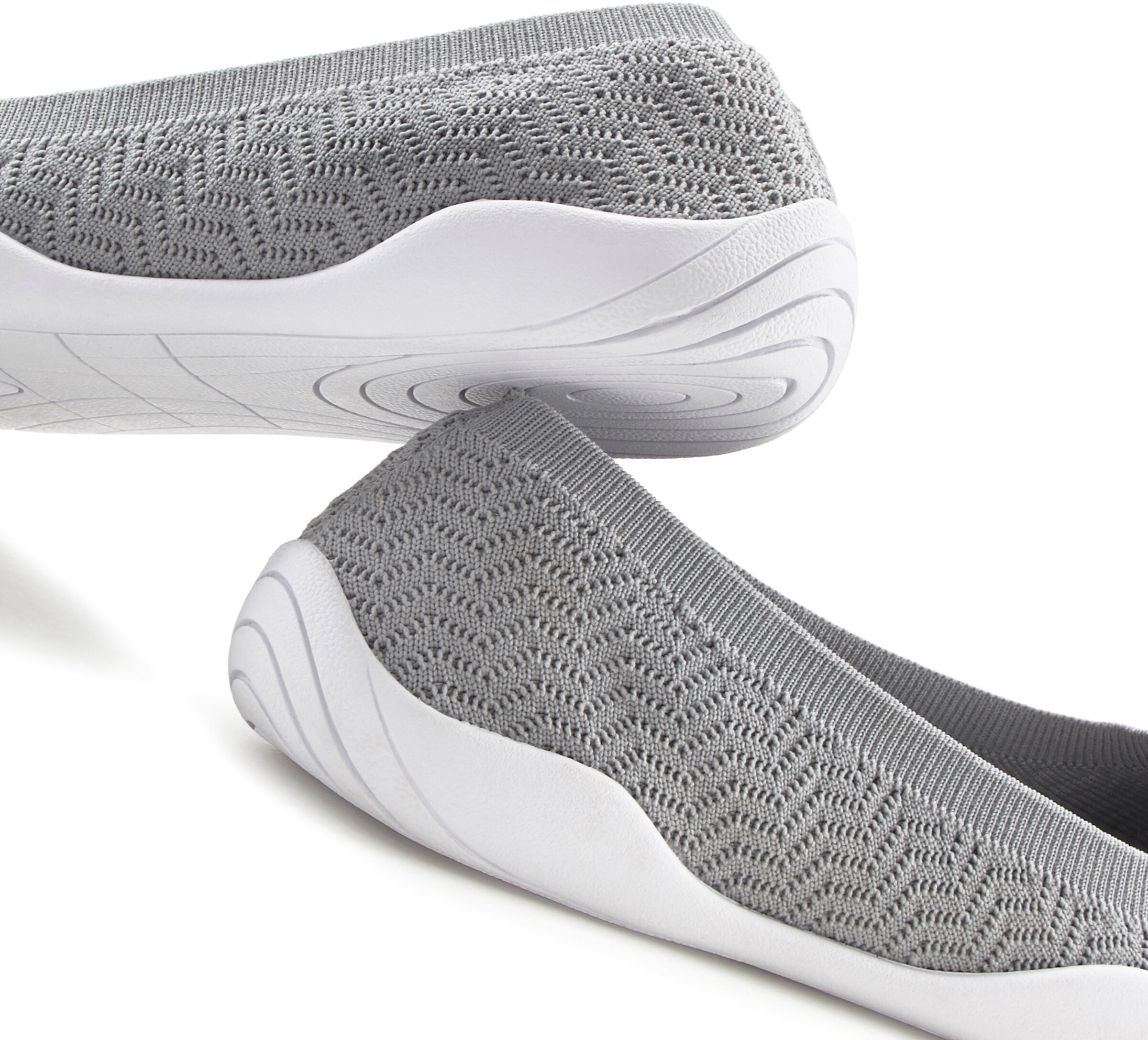 LASCANA Sneaker Ballerinas in grau