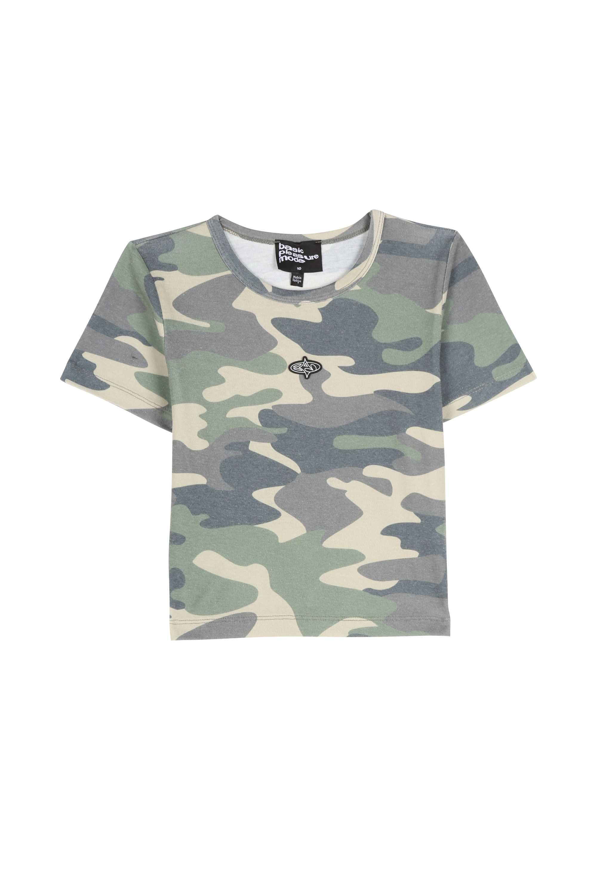 BASIC PLEASURE MODE t-shirt AVRIL CAMO Vert