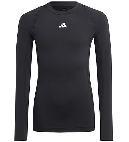 adidas Performance T-Shirt - TF LS Tee Y - Schwarz