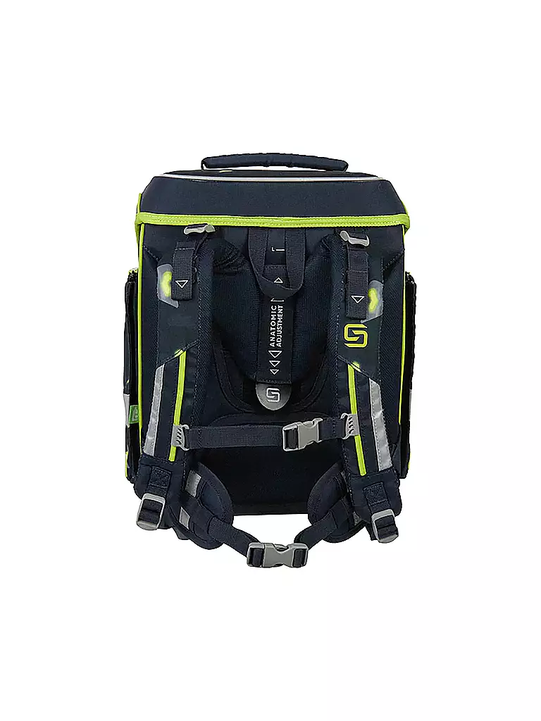 SCHNEIDERS Schultaschen Set Ergolite 9tlg  Black Outer Space  bunt