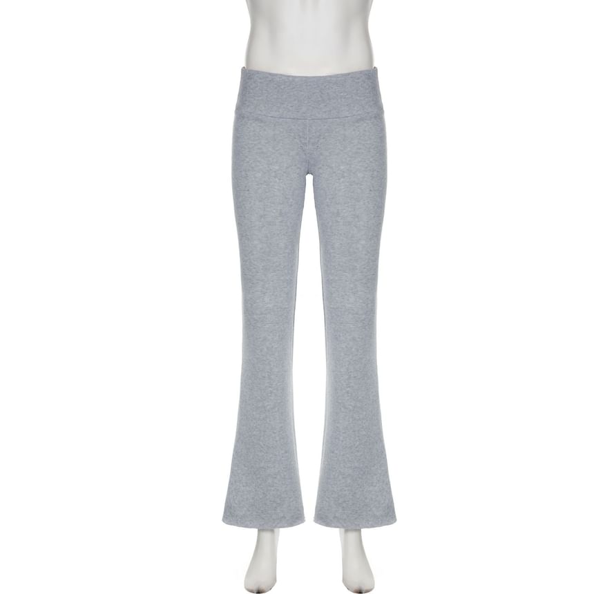 BrickBlack - Lage, effen, uitlopende joggingbroek