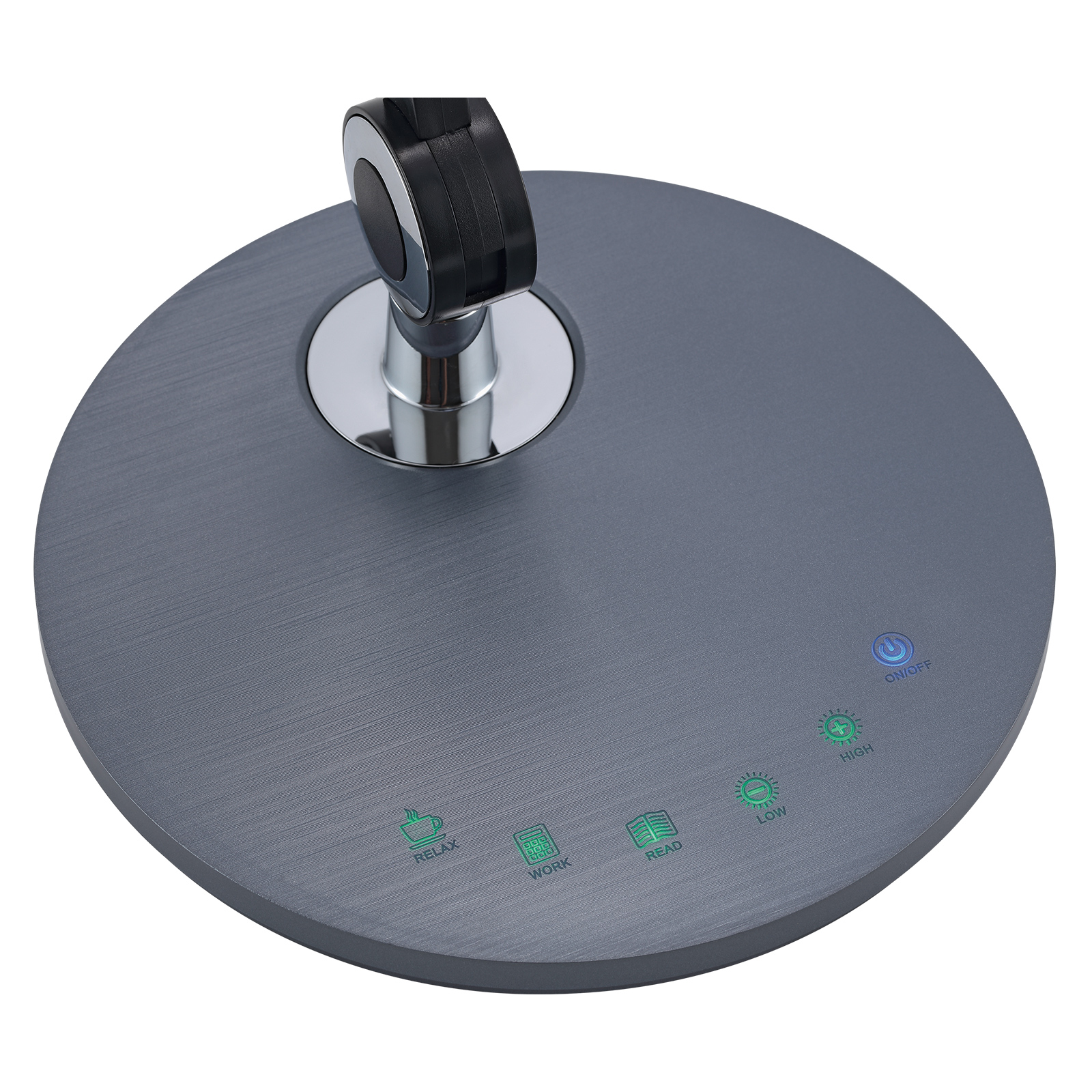 LAMPURA LED-Touch-Schreibtischleuchte - anthrazit - dimmbar