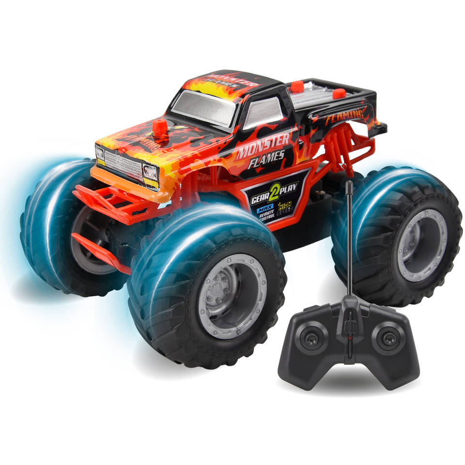 Gear2Play op afstand bestuurbare Monster Flames monster truck - 1:24