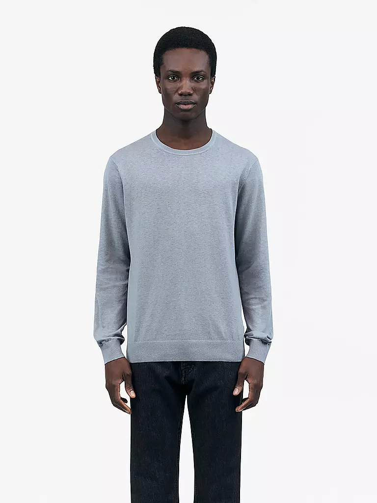 TIGER OF SWEDEN Pullover MICHAS hellblau