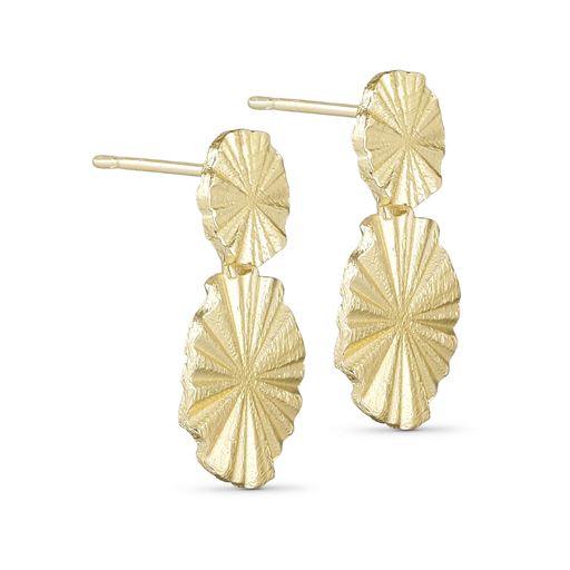 Pure By Nat Statement Øreringe, Gold Plated