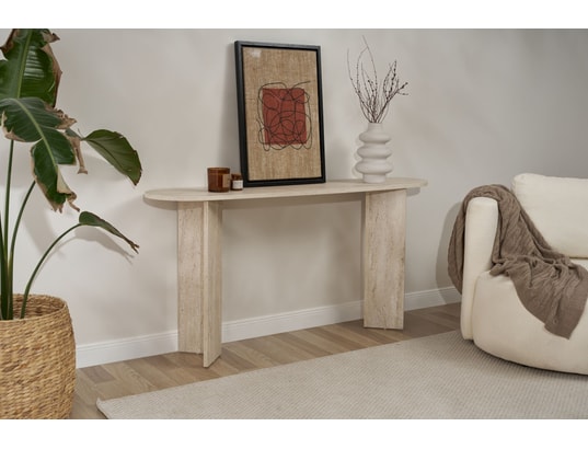 CONCEPT1 - Console Sira Travertin 150 x 35 x h75cm