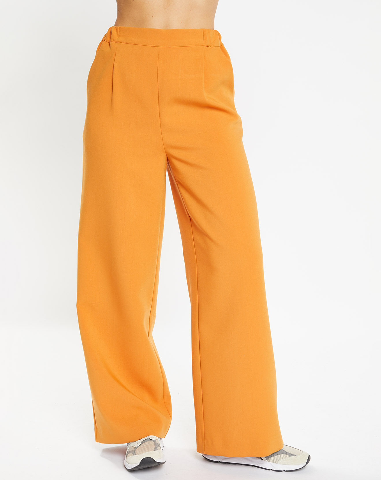 Galeries Lafayette Pantalon large Pierrot Pol orange