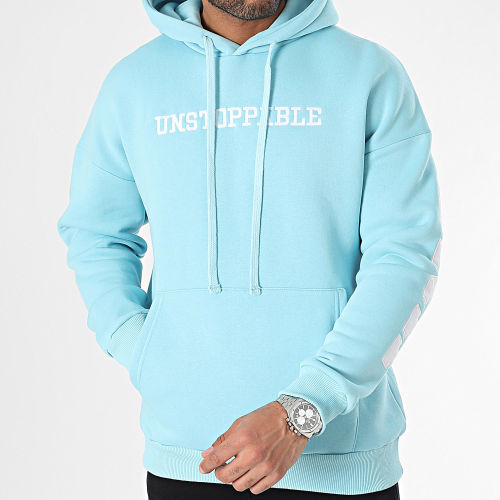 Sweat Capuche Bleu Clair