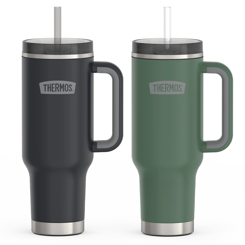40ozSTAINLESS STEEL CUP HOLDER MUG - ALPINE GREEN,40oz STAINLESSSTEEL CUP HOLDER MUG - GRANITE