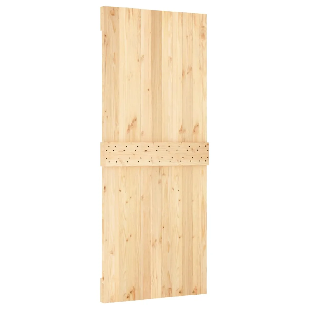 vidaXL Porte coulissante pin massif 85x210 cm