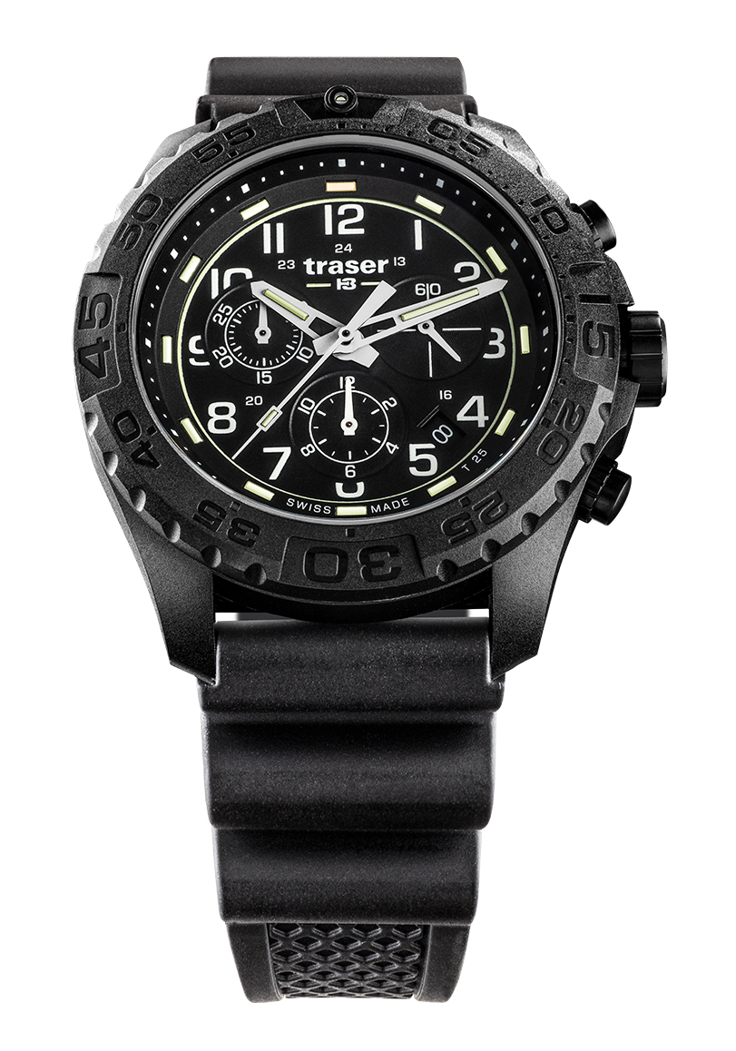 Traser P96 Outdoor Pioneer Evolution Chrono Schwarz 108679
