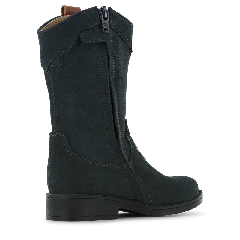 Shoesme blauwe cowboylaars met flower design Leer, Microfiber leer | Sale