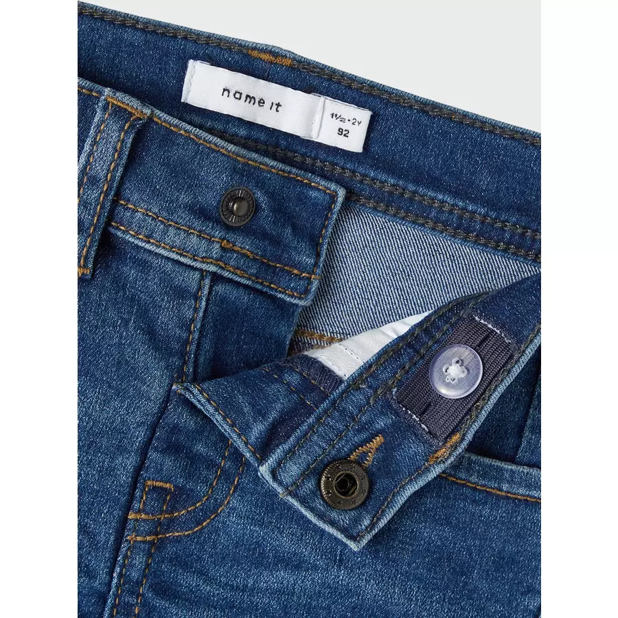 name it Jeans Nmmsilas Dark Blue Denim