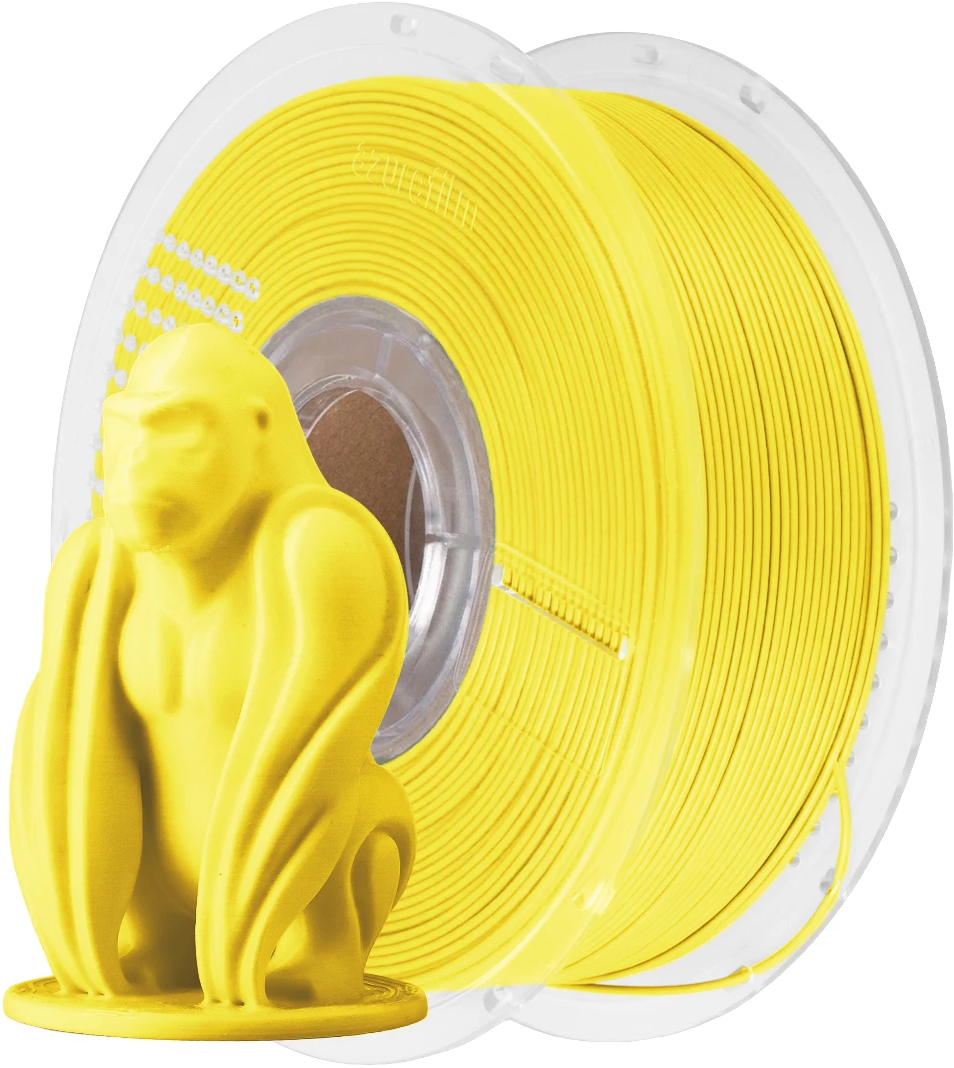AzureFilm  PLA Strongman Yellow, 1,75 mm / 1000 g    Qualitativ hochwertiges & widerstandsfähiges PLA-Filament
