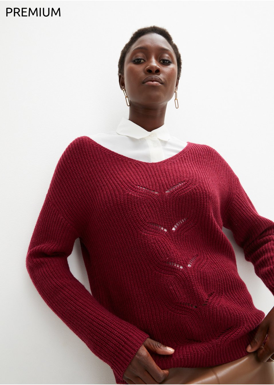 Pull à teneur en laine