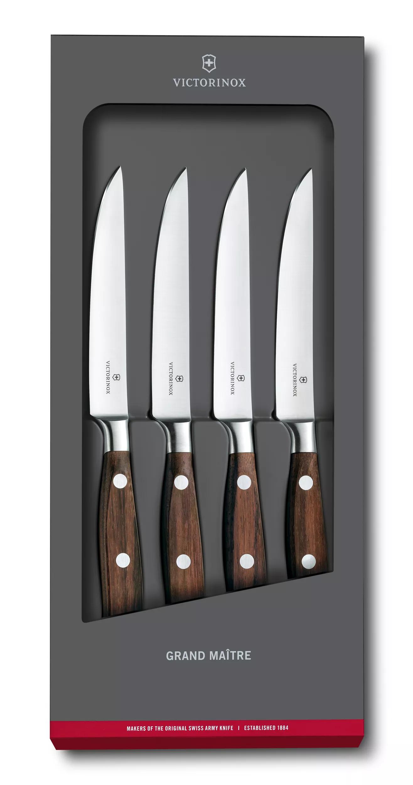 Grand Maître Steakmesser-Set, 4-teilig-Modifiziertes Ahornholz