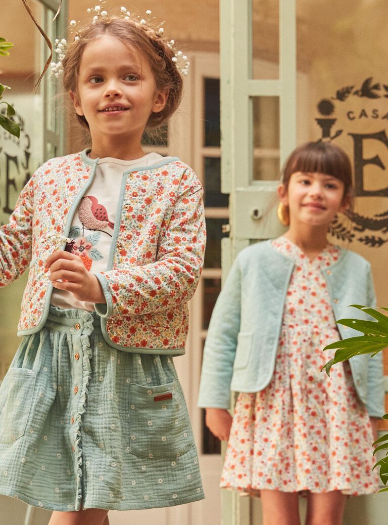 Cardigan réversible sauge