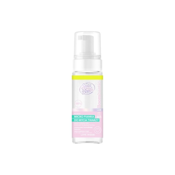 FaceBoom BOOMBASTIC LAB Beruhigender Mikro-Gesichtsreinigungsschaum 150 ml