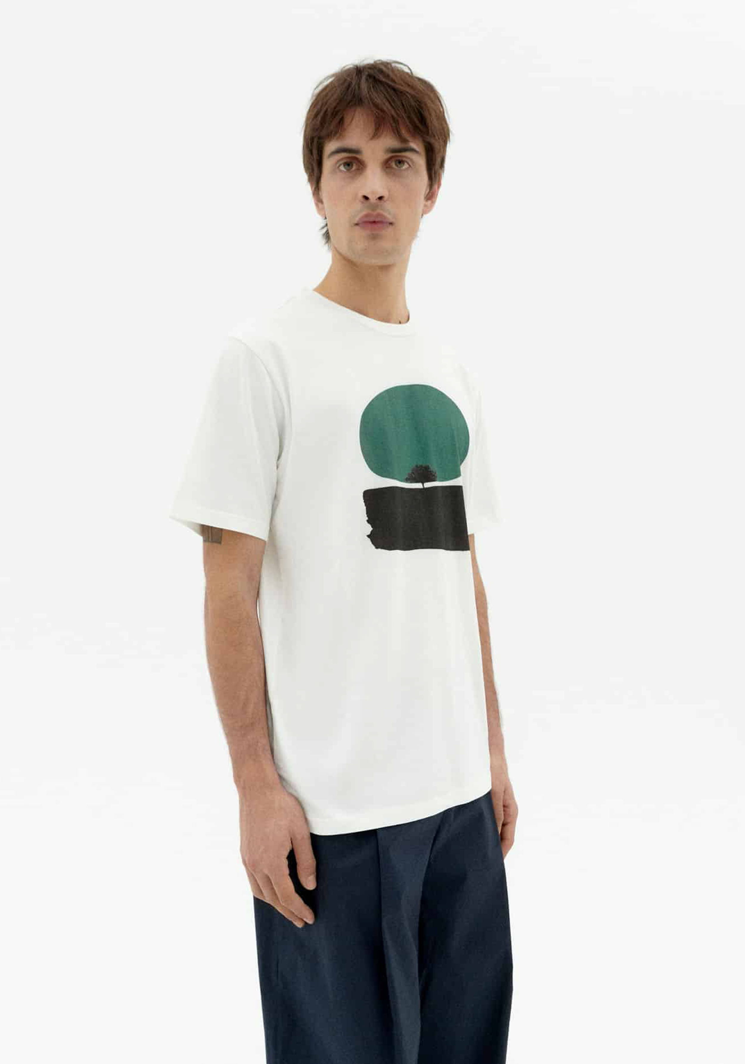 Thinking Mu T-Shirt Tee Zach Trees White