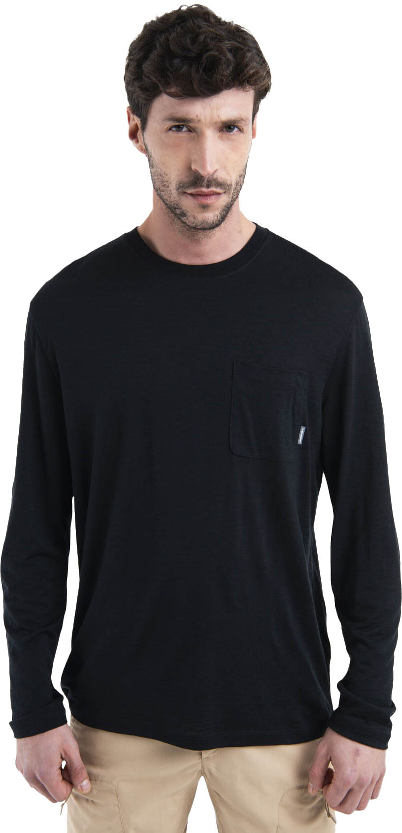 Merino 150 Tech Lite III LS Relaxed Herre Black
