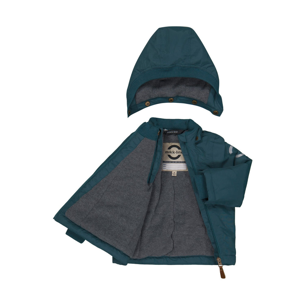 Køb Mikk-Line Orion Blue Nylon Jakke Solid