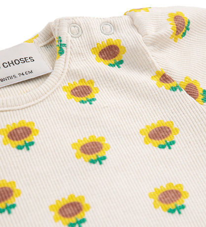 Bobo Choses T-Shirt - Rib - Sonnenblume - Beige