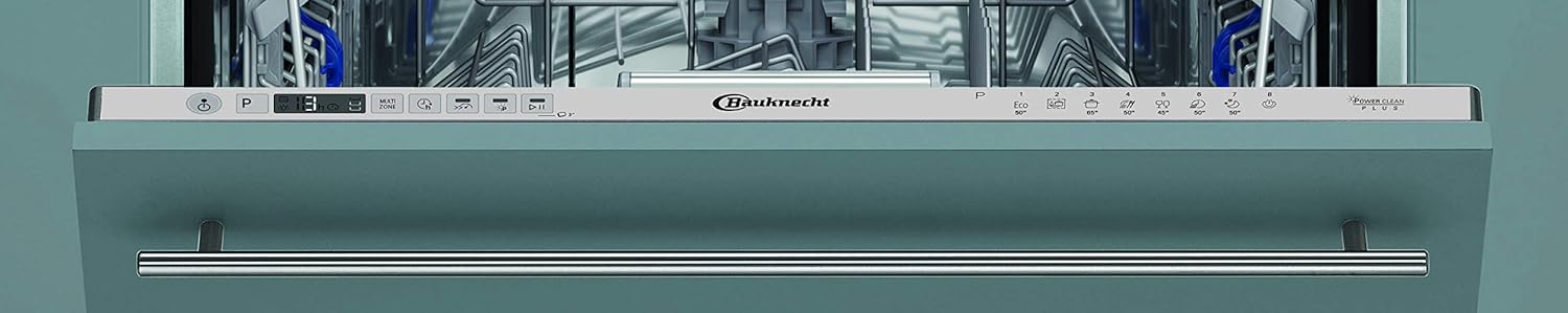 Bauknecht BIO 3O26 PF Vollintegrierbarer Geschirrspüler 60 cm / 14 Maßgedecke / 7 Standardprogramme und 1 Sensorprogramm/PowerClean/ActiveDry/Besteckschublade/Vollwasserschutz