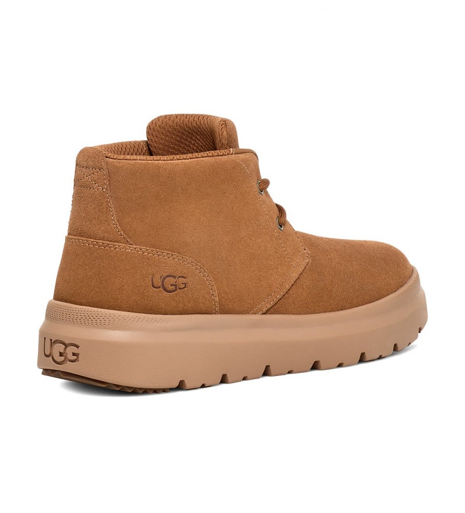Botas de cano curto UGG M Burleigh em couro marrom