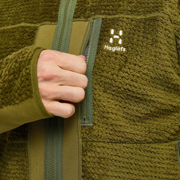 Veste polaire ski rando HAGLÖFS HAGLOFS VASSI MID HOOD MEN OLIVE GREEN