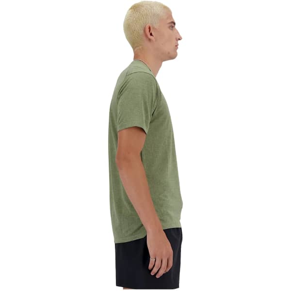 T-shirt trail NEW BALANCE ATHLETICS T-SHIRT M DARK OLIVINE