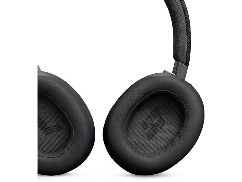 JBL Wireless Over-Ear-Kopfhörer Live 770NC Schwarz Kabelloser Over-Ear-Kopfhörer mit True Adaptive Noise Cancelling