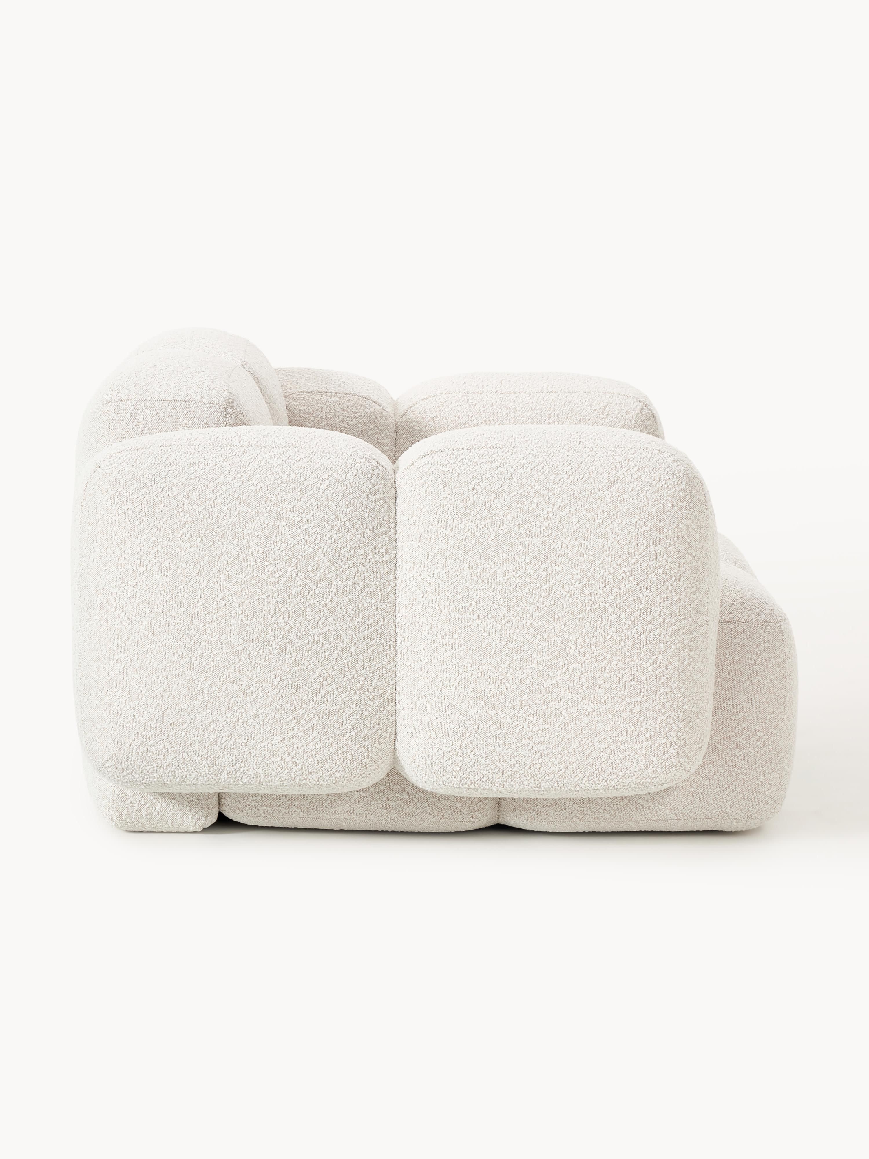Loungefauteuil Tayla van bouclé