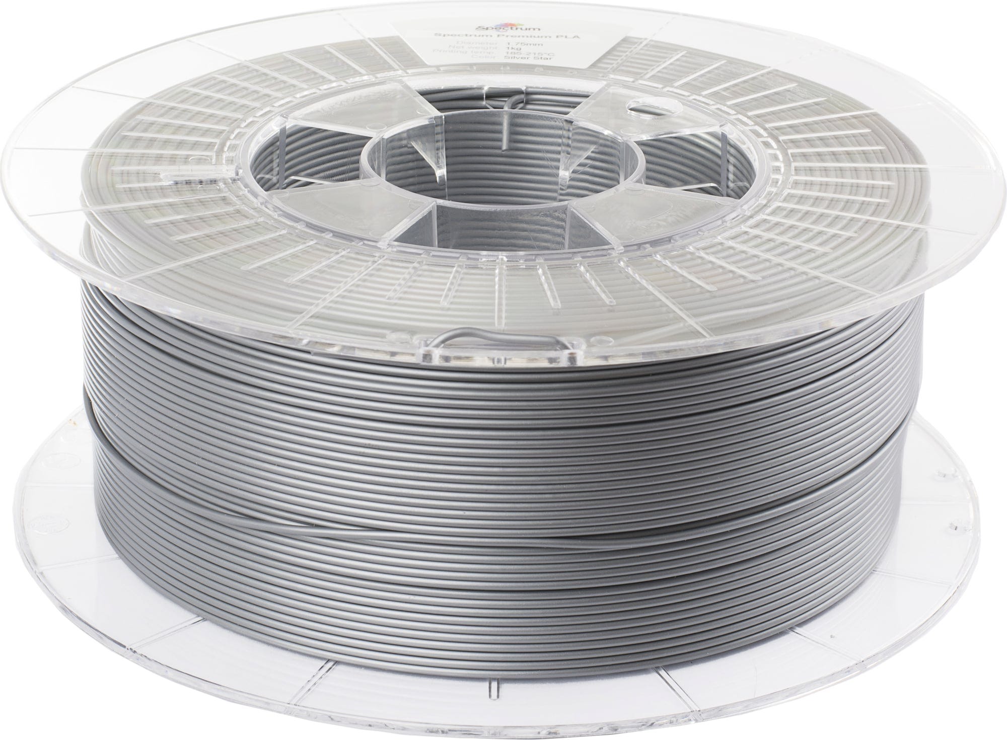 Spectrum  PLA Premium Silver Star, 1,75 mm / 1000 g    Verzugsfreies PLA in guter Qualität