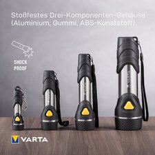 Lampe torche - Day Light Multi LED F20 - 2 piles LR06 - noir/gris