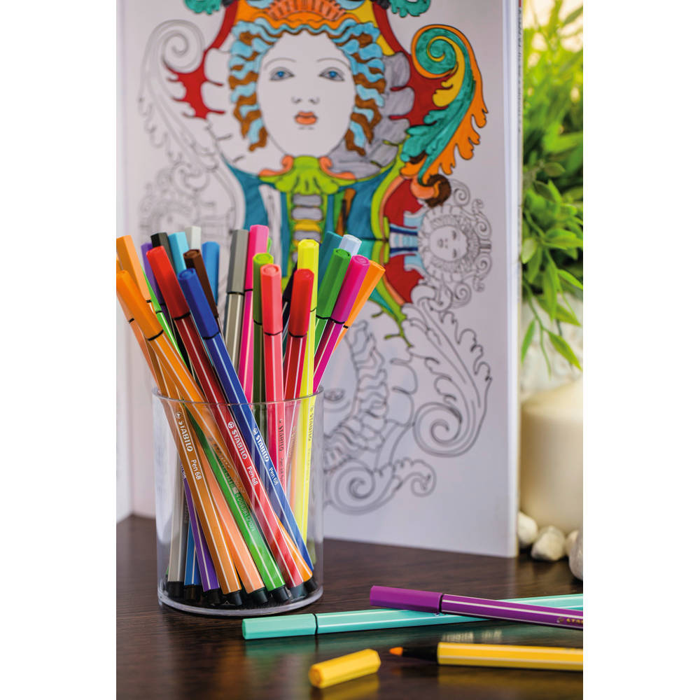 STABILO Pen 68 Arty rolset 25-delig