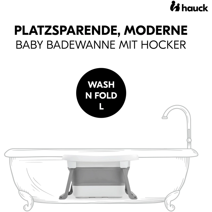 hauck Faltbadewanne Wash N Fold L WhiteStone