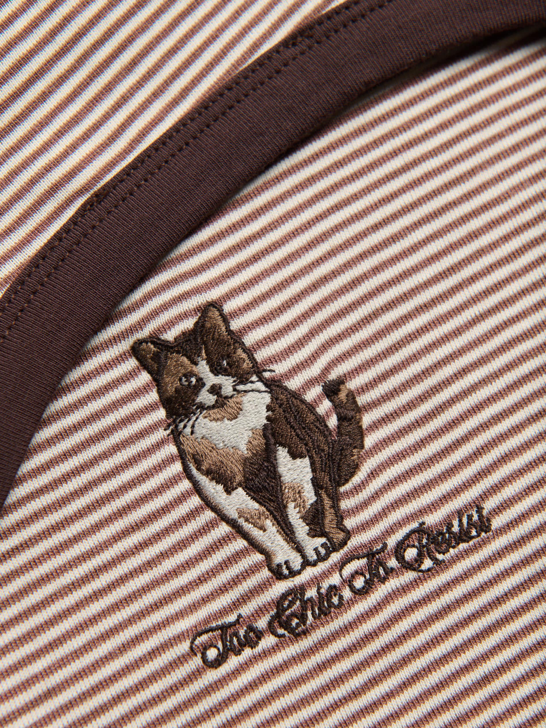 Gestreiftes Langarmshirt