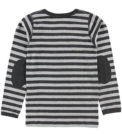 Say-So Bluse m. Knapper - Gr?stribet