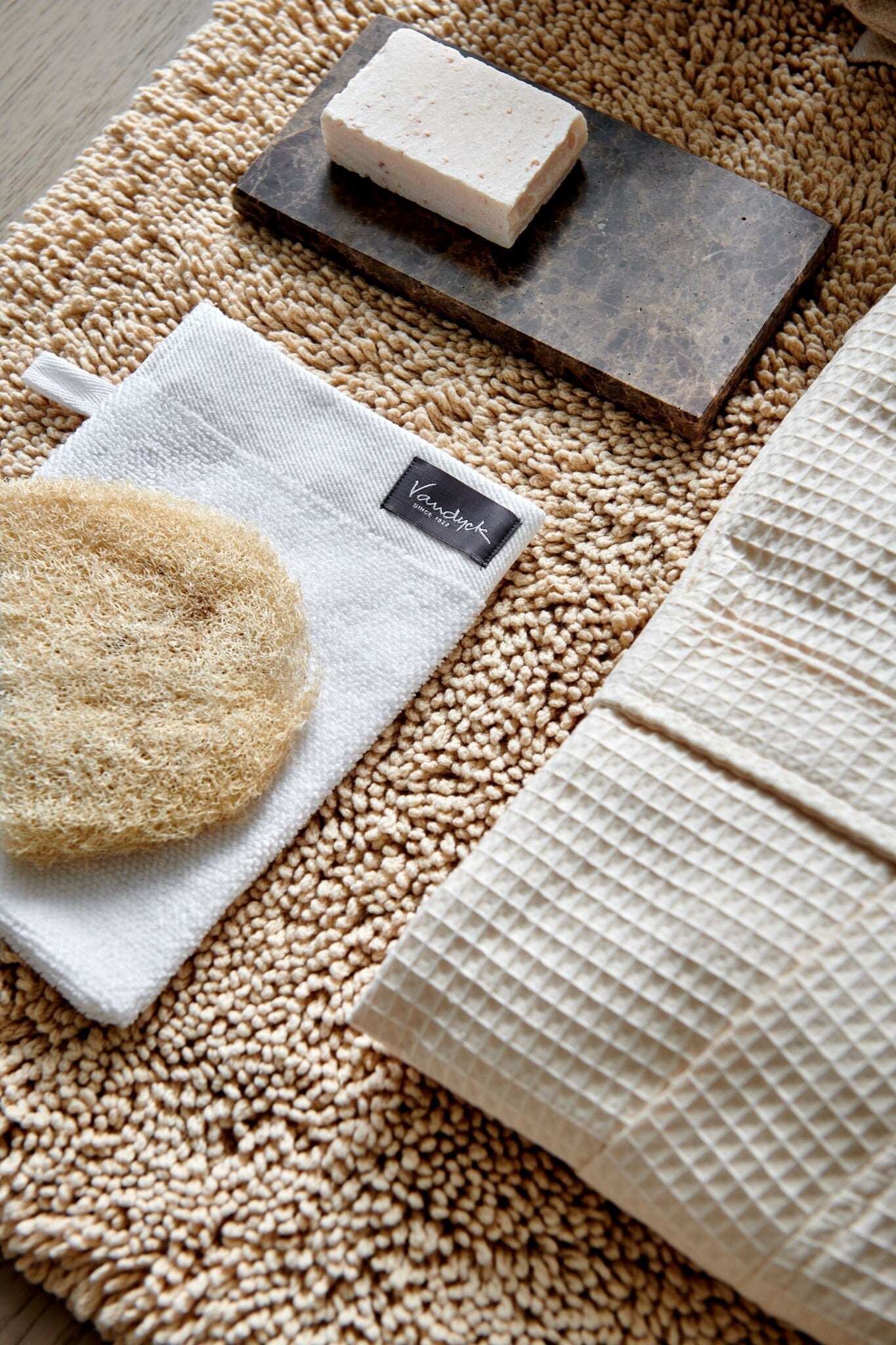 Ranger Spray Badmat Desert | 60 x 110 cm | Beige | Katoen