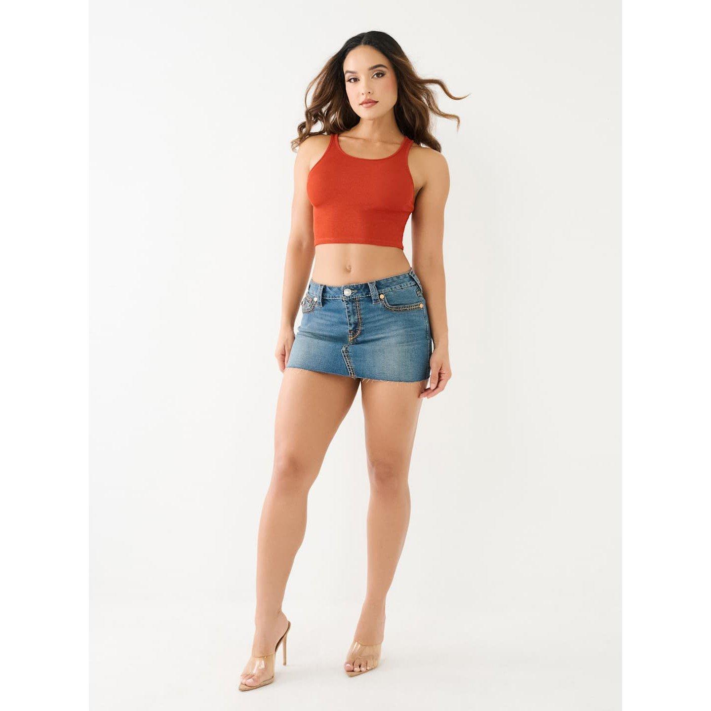 True Religion TR Sadie Mini Skirt Womens