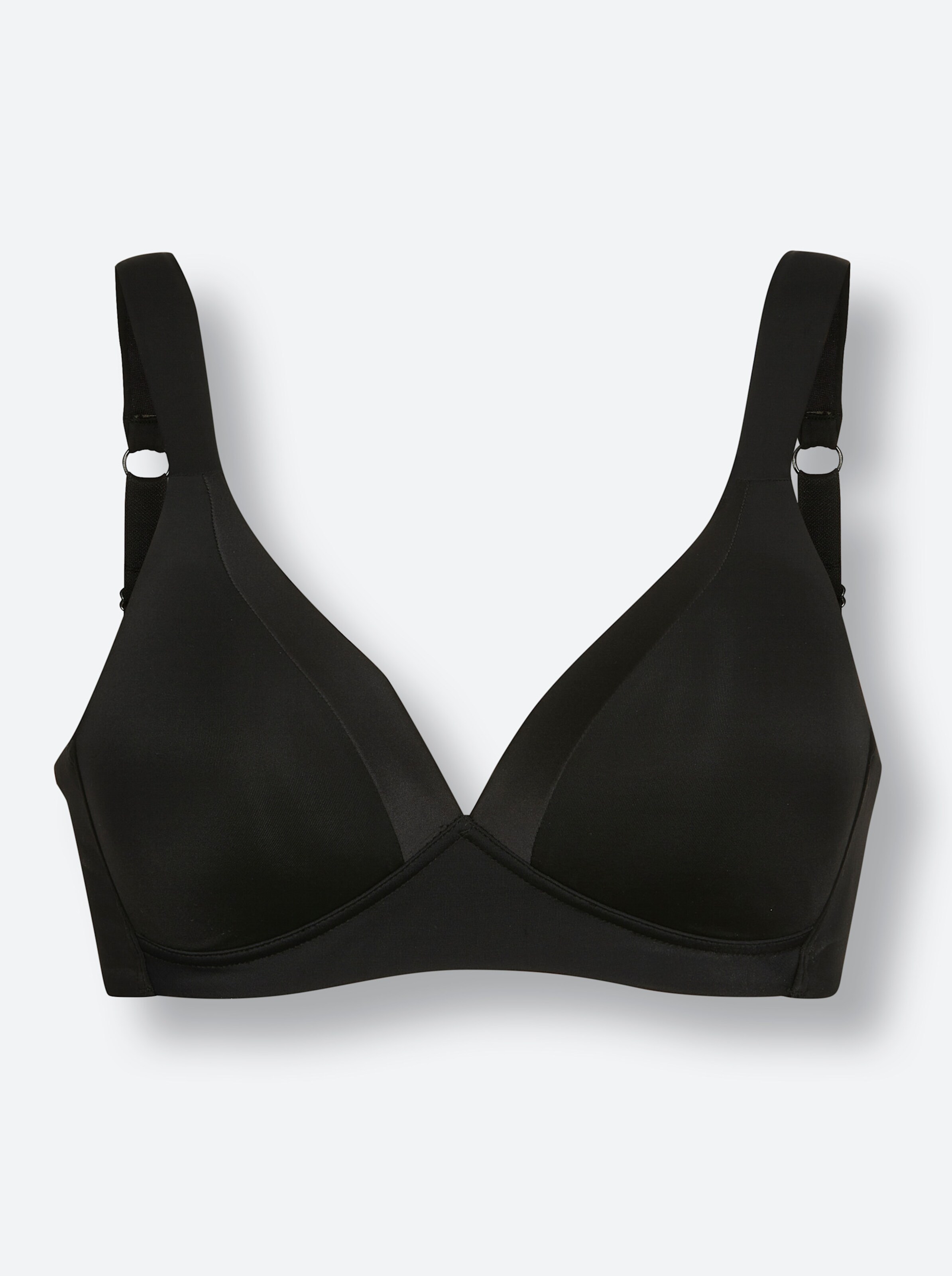 Naturana T-Shirt-BH ohne Bügel in schwarz