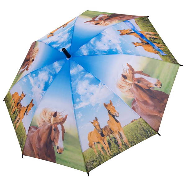 StrotzStrotz   Mia Matic Tiere Regenschirm Pferd