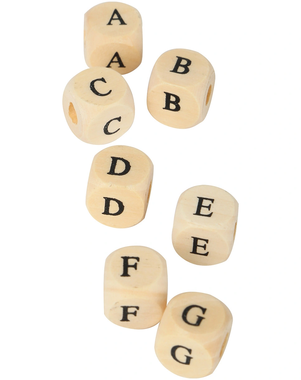 Bastel-Set BUCHSTABENKETTE aus Holz