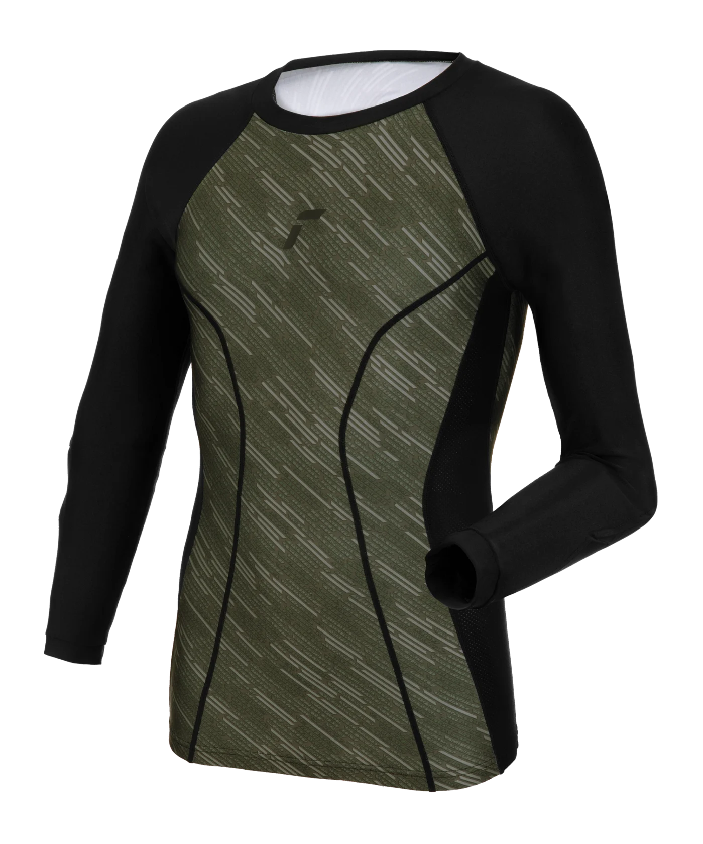 Reusch Padded Eco Sweatshirt Schwarz Grün F7050